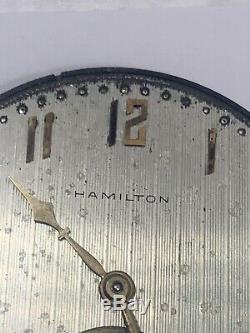Hamilton Masterpiece Grade 922mp Pocket Watch Movement 23j Mod 2 12s Ticks F2723