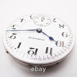 Hamilton Railroad Grade 992 16s Antique Pocket Watch Movement, Montgomery Dial