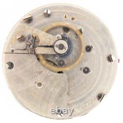 Hampden 3 Ball Model 4 18-Size 17-Jewel Antique Pocket Watch Movement, Runs