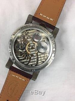 Harley-davidson Logo Vintage Pocket Watch Movement- New Vortic Wristwatch