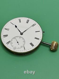 Helical Hairspring Detent Chronometer Pocket Watch Movement, For Repair (P108)