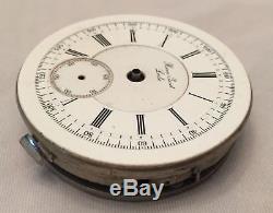 Henri Jacot Rattapante Split Second Anker Chronometer Pocket Watch Movement