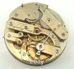 Henry Beguelin Pocket Watch Movement High Grade Swiss Parts / Repair