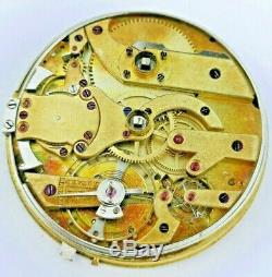 High Grade Anonymous Swiss Lever Repeater Pocket Watch Movement Ticking (E67)