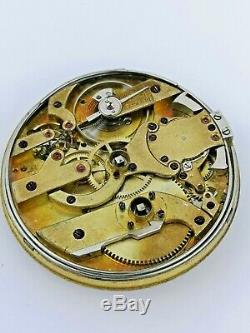 High Grade Anonymous Swiss Lever Repeater Pocket Watch Movement Ticking (E67)