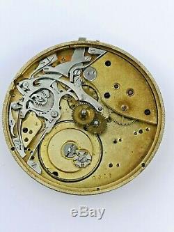 High Grade Anonymous Swiss Lever Repeater Pocket Watch Movement Ticking (E67)