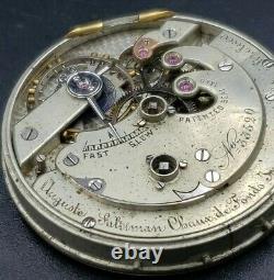 High Grade Antique 43mm Chaux De Fonds Pocket Watch Movement