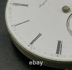 High Grade Antique 43mm Chaux De Fonds Pocket Watch Movement