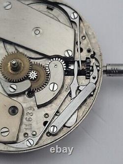 High Grade Baily Banks Biddle Pocket Watch Movement 30mm Running