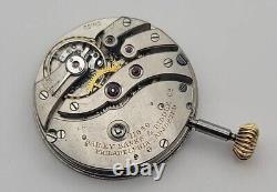 High Grade Baily Banks Biddle Pocket Watch Movement 30mm Running