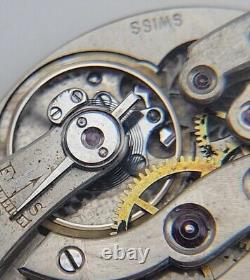 High Grade Baily Banks Biddle Pocket Watch Movement 30mm Running