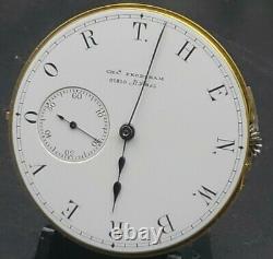 High Grade Chas Frodsham 41mm The N. W. Brevoort Pocket Watch Movement