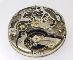 High Grade Chronograph Pocket Watch Movement for parts 43 mm unmarked F185