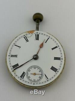 High Grade Early Omega Labrador Pocket Watch Movement for Repair (F72)