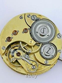 High Grade Early Omega Pocket Watch Movement Working Good Project (BP2)