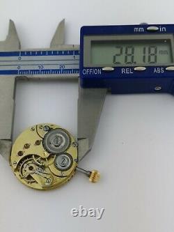 High Grade Early Omega Pocket Watch Movement Working Good Project (BP2)