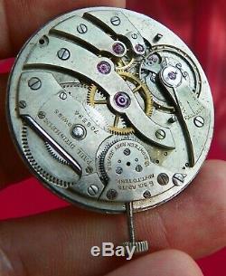 High Grade Extra Thin Paul Ditisheim Pocket Watch 38mm 18j 8 Adjustments Bkn Stf