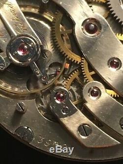 High Grade Haas Ultra Thin Pocket Watch Movement 18j Very Hard To Find