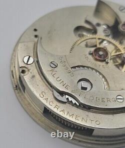 High Grade Longines Klune & Floberg Sacramento 46mm Pocket Watch Movement