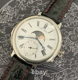 High Grade Moonphase Quarter repeater Pocket Wach Movement! Marriage Watch Case