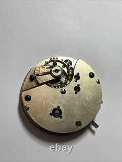 High Grade No Name Pocketwatch Movement Chronometer Depose 42.5mm