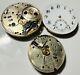 High Grade Pocket Watch Movements Job Lot Of 3