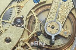 High-Grade Pocket watch Movement converted to Wristwatch Half-Skeleton, MARRIAGE