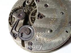 High Grade Private Label pocket watch movement. Snail Regulator! Parts-Repair