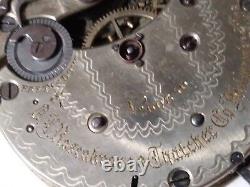 High Grade Private Label pocket watch movement. Snail Regulator! Parts-Repair