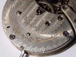 High Grade Private Label pocket watch movement. Snail Regulator! Parts-Repair