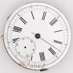 High Grade Swiss 44 x 13.9 mm Repeater Chronograph Antique Pocket Watch Movement