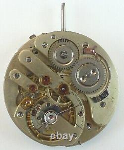 High Grade Swiss Complete Running Pocket Watch Movement Parts Repair