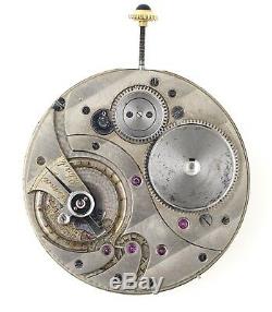 High Grade Swiss Lever Ultra Slim Pocket Watch Movement Spares Or Repairs H55