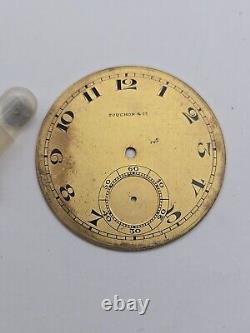 High Grade Touchon & Co Wittnauer Thin 39mm Pocket Watch Movement For Parts