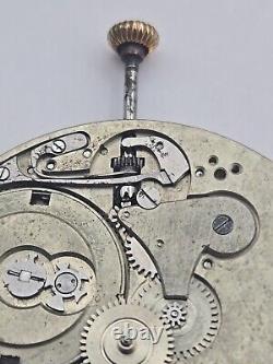 High Grade Touchon & Co Wittnauer Thin 39mm Pocket Watch Movement For Parts