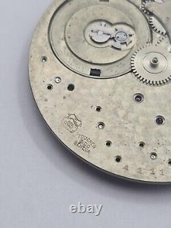 High Grade Touchon & Co Wittnauer Thin 39mm Pocket Watch Movement For Parts