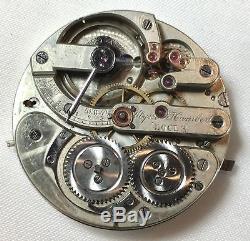 High Grade Ulysses Humbert Locle 43mm Pocket Watch Movement Running 19110