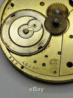 High Grade Vintage Patek Philippe Pocket Watch Movement Breguet Hand 34.5mm