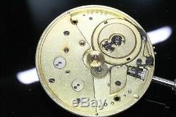 High Grade Wolf Teeth Pocket Watch Movement With Dial 40mm Working Condition