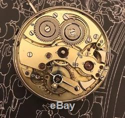 High Grade lecoultre 1/4 Minute Hour Repeater Pocket Watch Movement Running