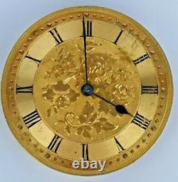 High Quality English Pocket Watch Movement with Gold Dial by TS Batting (J54)
