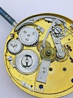 High Quality English Split Seconds Chronograph Pocket Watch Movement (R73)