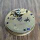 High Quality Fusee Pocket Watch Movement Robert Smyth With Gold Pallet (ao29)