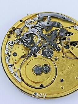 High Quality Swiss Cylinder Repeater Pocket Watch Movement for Restoration (E64)