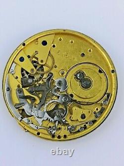 High Quality Swiss Cylinder Repeater Pocket Watch Movement for Restoration (E64)