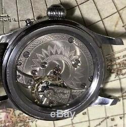 High grade Agassiz pocket watch movement in new custom case 36 mm