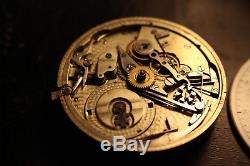 High grade H. L. Matile Chronograph movement Working condition fully chatoned