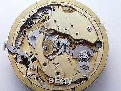 High grade REPEATER Chronograph 1900s POCKET WATCH 50mm not working Movement M6