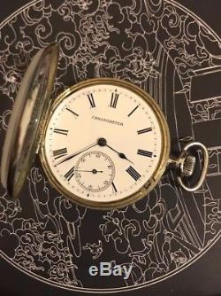 High grade Schwob Freres & Co Pocket Watch Pivoted Detent Helical Hairspring
