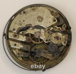 High grade Tiffany & Co repeater pocket watch movement (Probably Patek) AS IS
